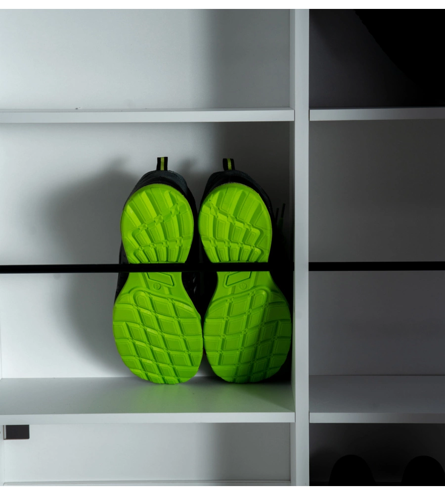 SCARPIERA 2 ANTE BELLAHOME CON ANTE SALVASPAZIO BIANCO 80X33,4X180 CM