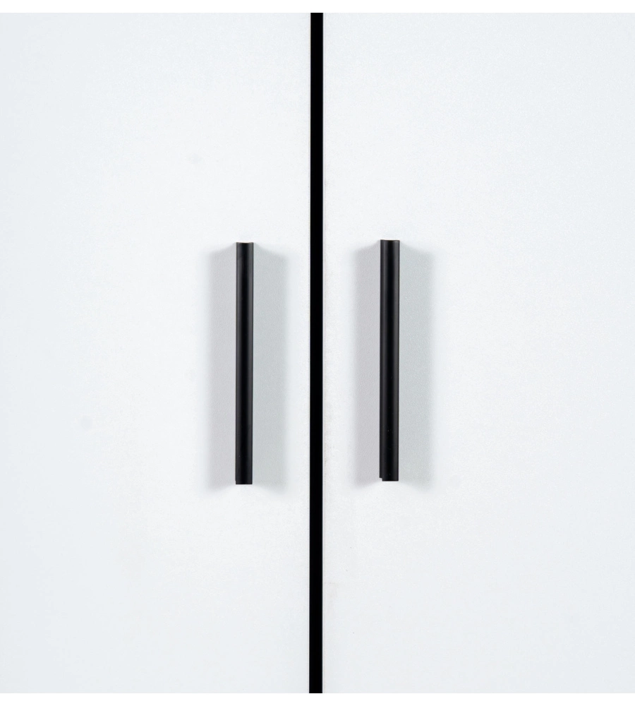 SCARPIERA 2 ANTE BELLAHOME CON ANTE SALVASPAZIO BIANCO 80X33,4X180 CM