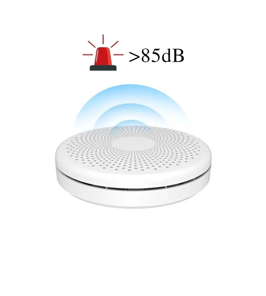 RILEVATORE DI MONOSSIDO DI CARBONIO E FUMO "SMART TUYA" CON CONTROLLO WI-FI