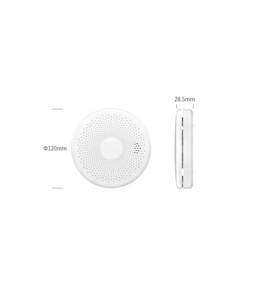 RILEVATORE DI MONOSSIDO DI CARBONIO E FUMO "SMART TUYA" CON CONTROLLO WI-FI
