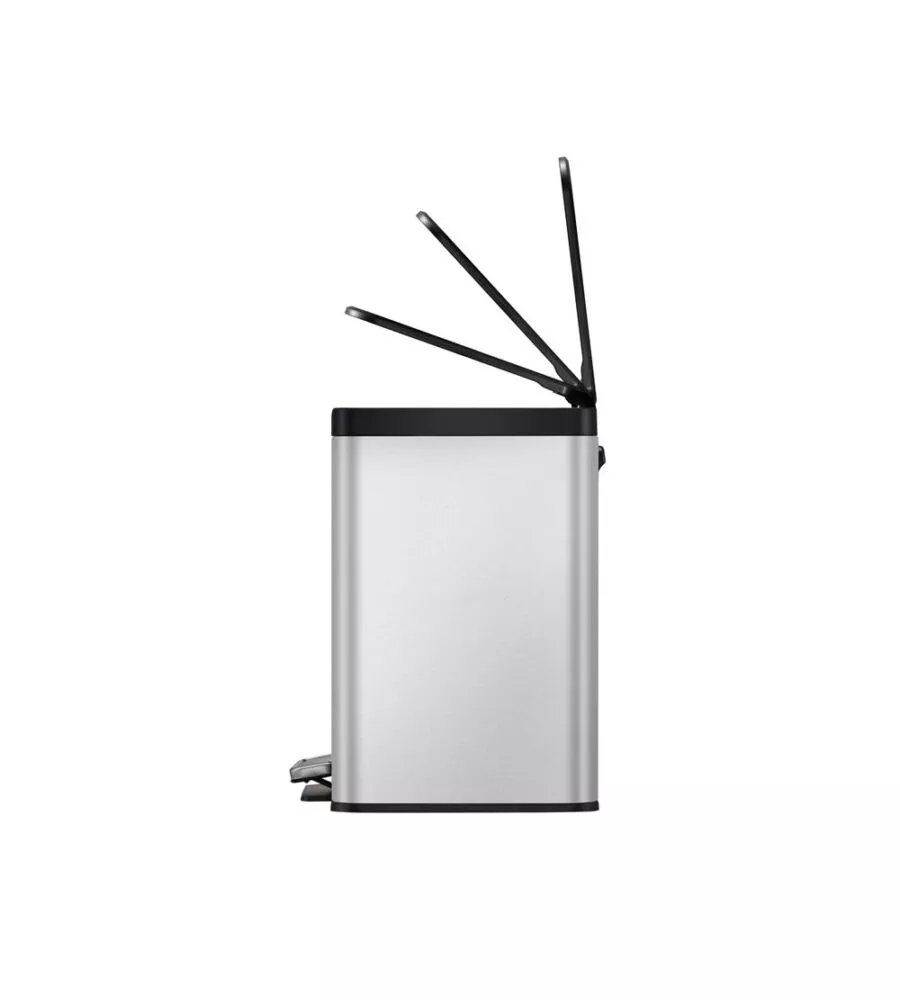 PATTUMIERA A PEDALE EKO "ESSENTIAL" IN ACCIAIO INOX SILVER 20+9 L