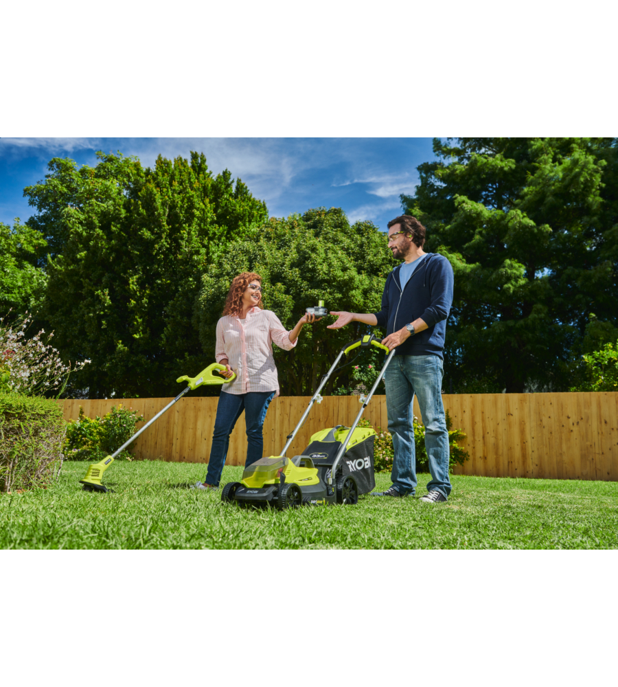 KIT TAGLIAERBA E TAGLIABORDI A BATTERIA RYOBI "RLM1833BLT1825M" TAGLIO 33CM 18V, BATTERIA 4AH INCLUSA