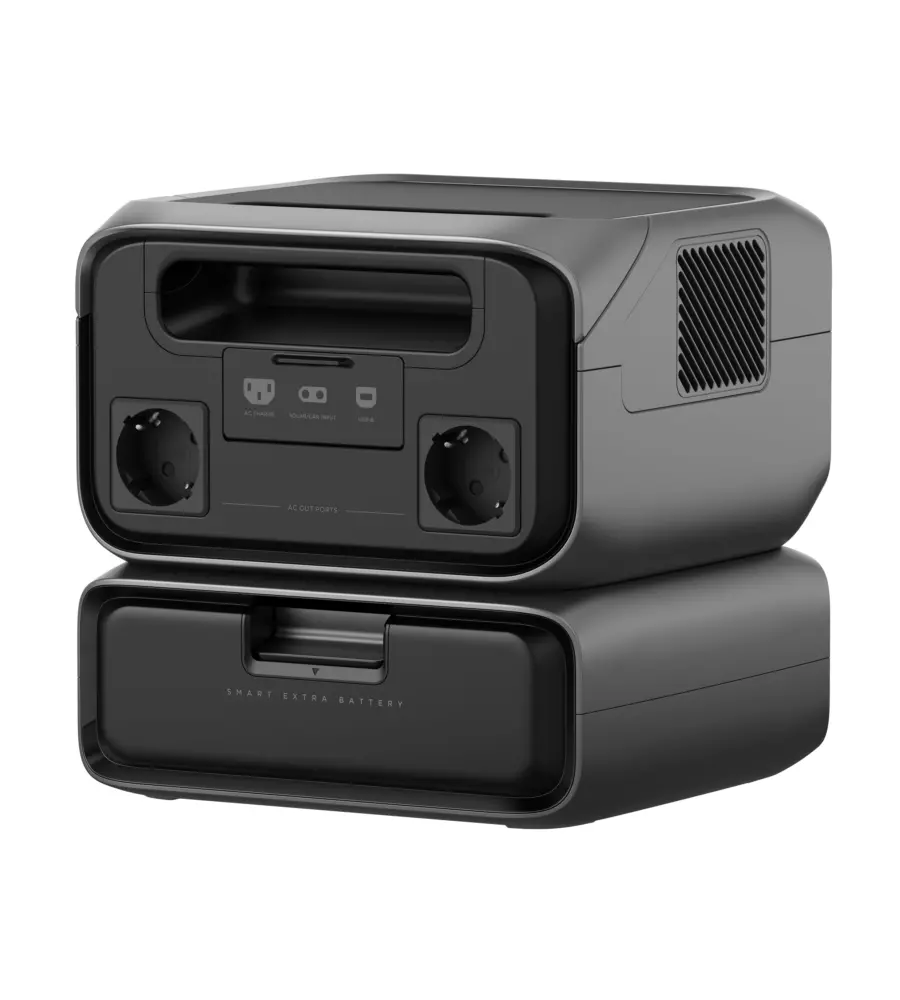 SET POWER STATION PORTATILE E BATTERIA ECOFLOW "RIVER 3 MAX" 600W