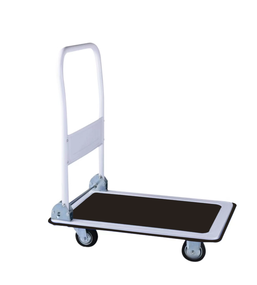 CARRELLO TRASPORTO PIEGHEVOLE EUROGARDEN CON MANICO E RUOTE PIVOTANTI IN ACCIAIO PORTATA 150 KG 73,3X47,7X83 CM