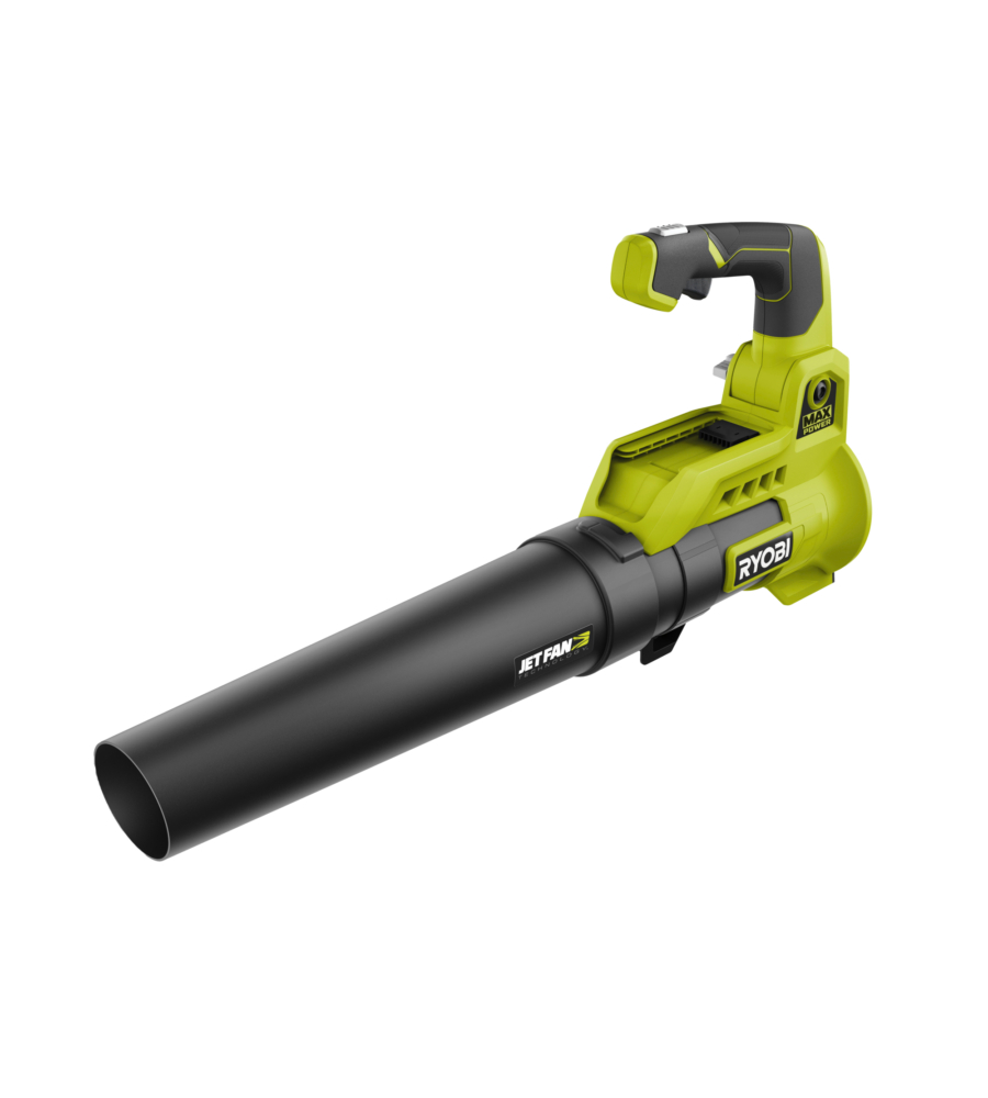 OUTLET - USATO PER PROVA - SOFFIATORE A BATTERIA CON TURBINA JET RYOBI "RY36BLA-0" SOLO CORPO MACCHINA 36V
