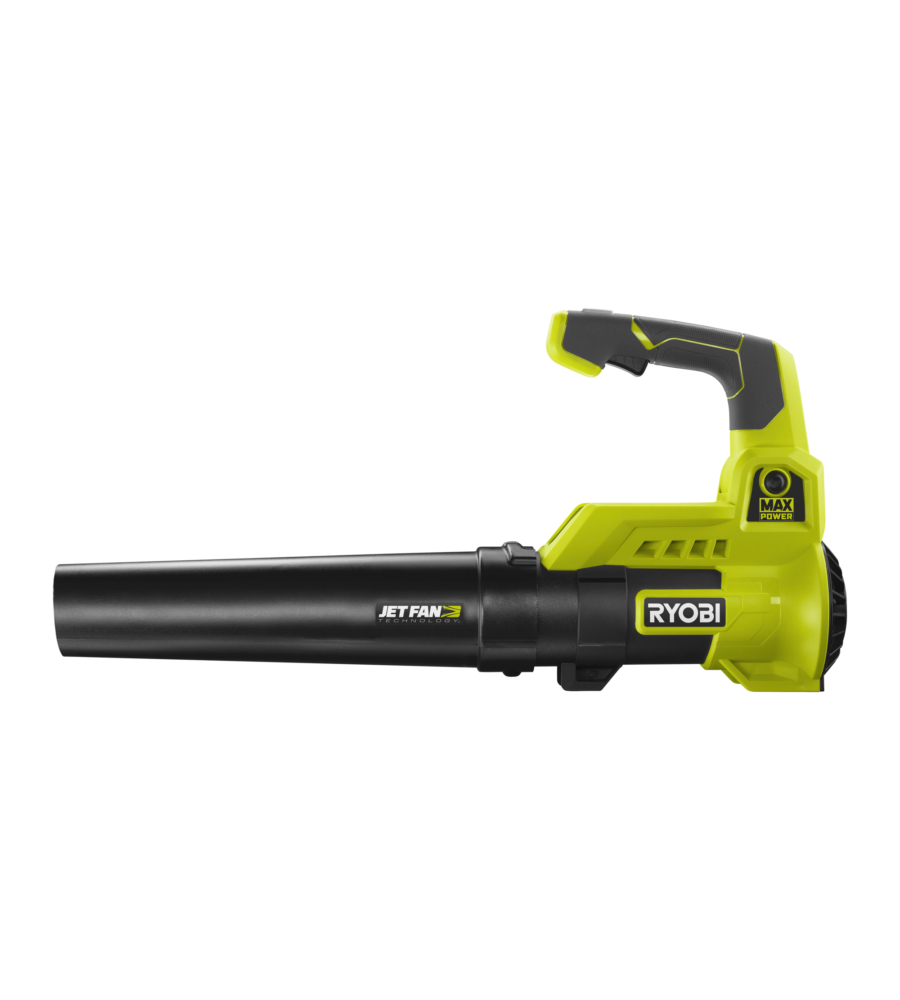 OUTLET - USATO PER PROVA - SOFFIATORE A BATTERIA CON TURBINA JET RYOBI "RY36BLA-0" SOLO CORPO MACCHINA 36V