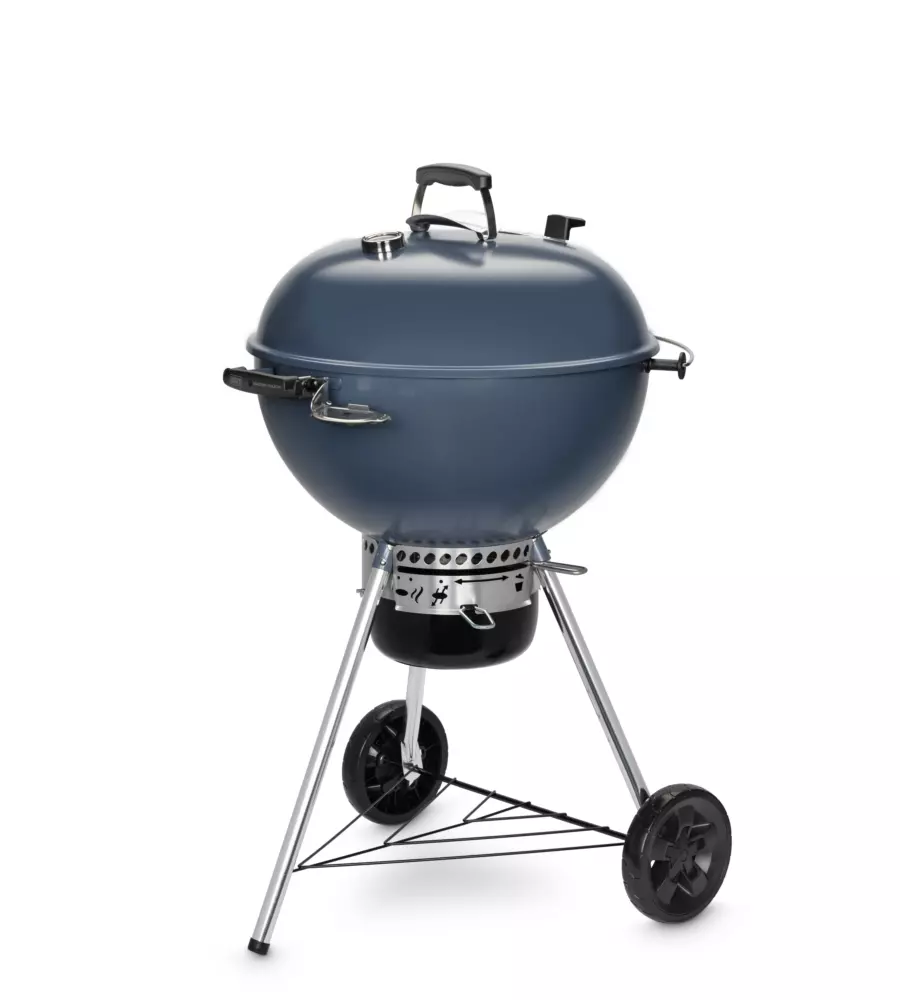 BARBECUE A CARBONE WEBER "MASTER TOUCH E-5750 SLATE" NERO CON GRIGLIA 57 CM