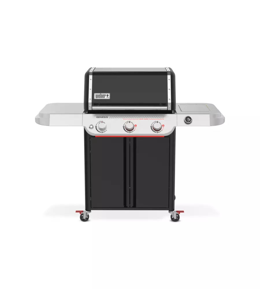 BARBECUE A GAS WEBER "GENESIS E-325" NERO 3 BRUCIATORI