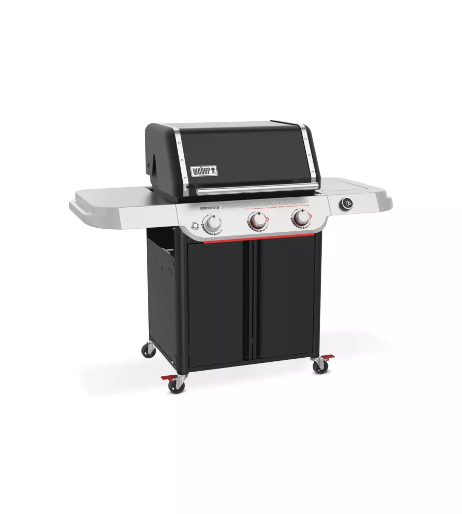 BARBECUE A GAS WEBER "GENESIS E-325" NERO 3 BRUCIATORI