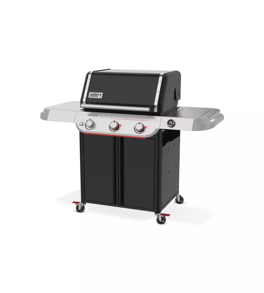 BARBECUE A GAS WEBER "GENESIS E-325" NERO 3 BRUCIATORI