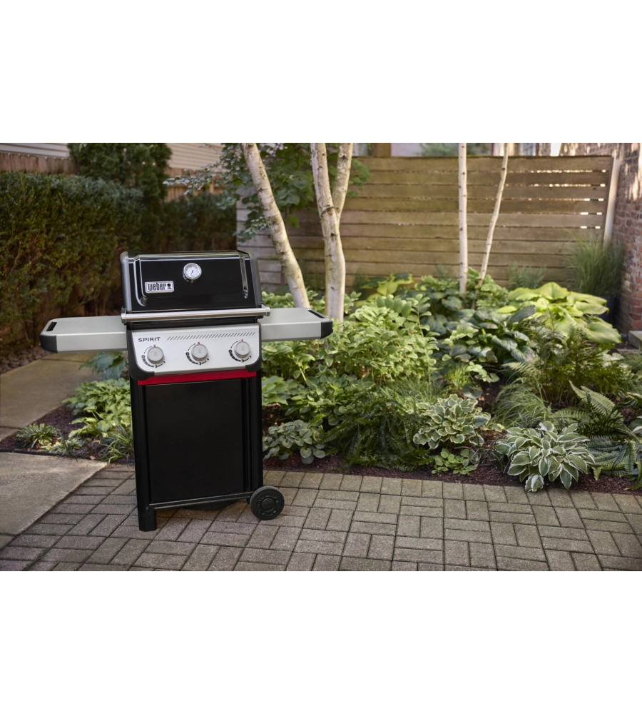BARBECUE A GAS WEBER "SPIRIT E-310" NERO 3 BRUCIATORI