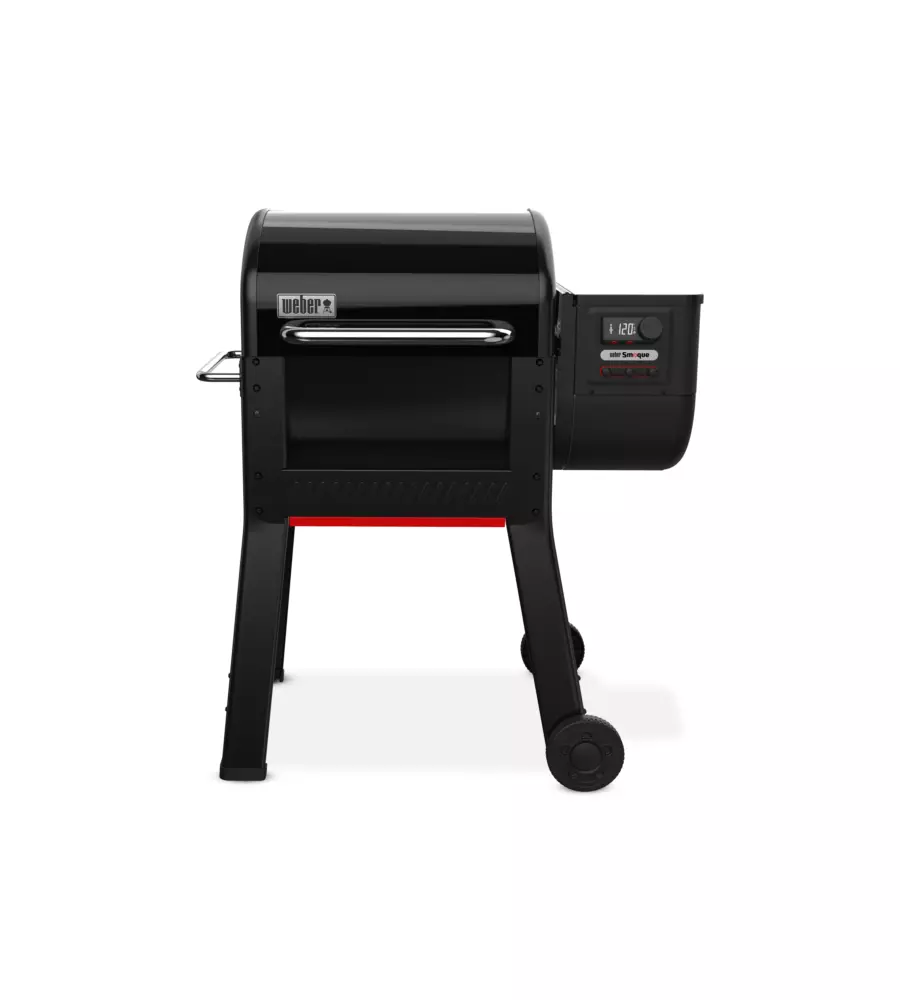 BARBECUE A PELLET WEBER "SMOQUE" NERO CON GRIGLIA 56X45 CM