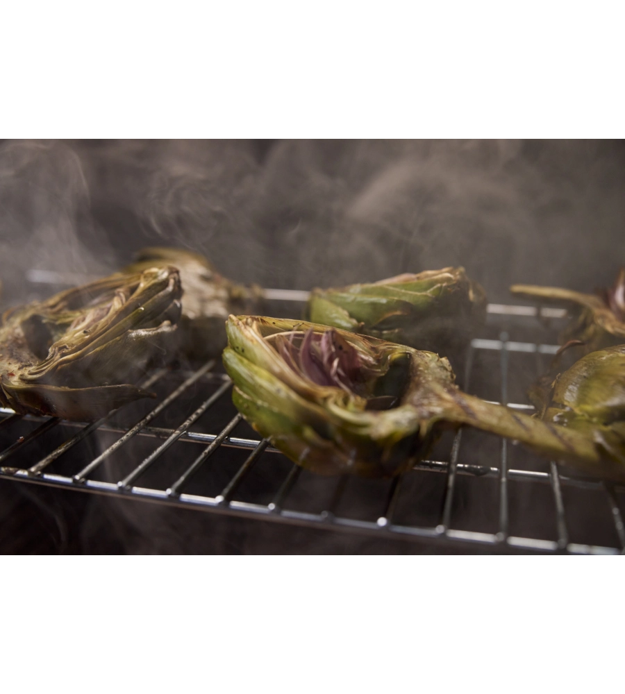 BARBECUE A PELLET WEBER "SMOQUE" NERO CON GRIGLIA 56X45 CM