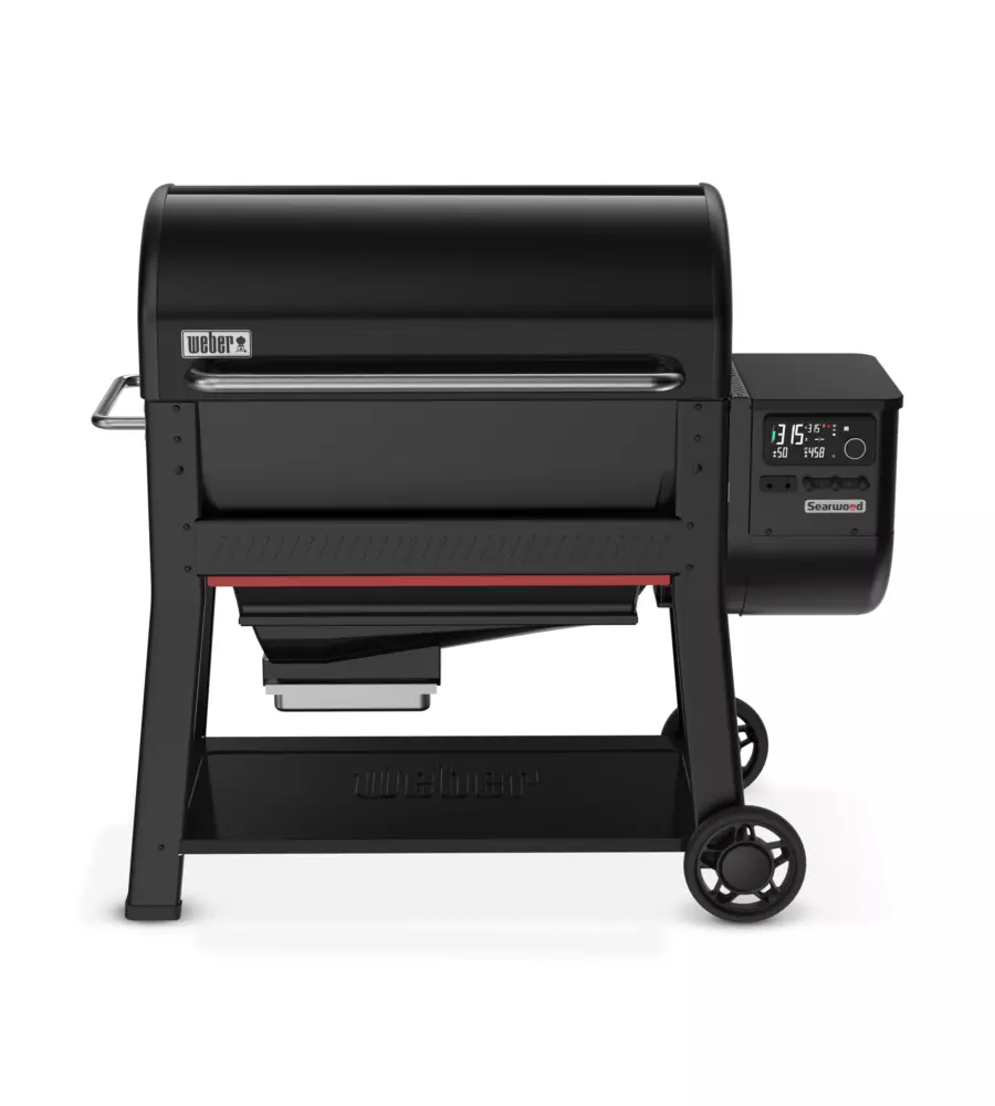BARBECUE A PELLET WEBER "SEARWOOD XL" NERO CON GRIGLIA 91X45 CM