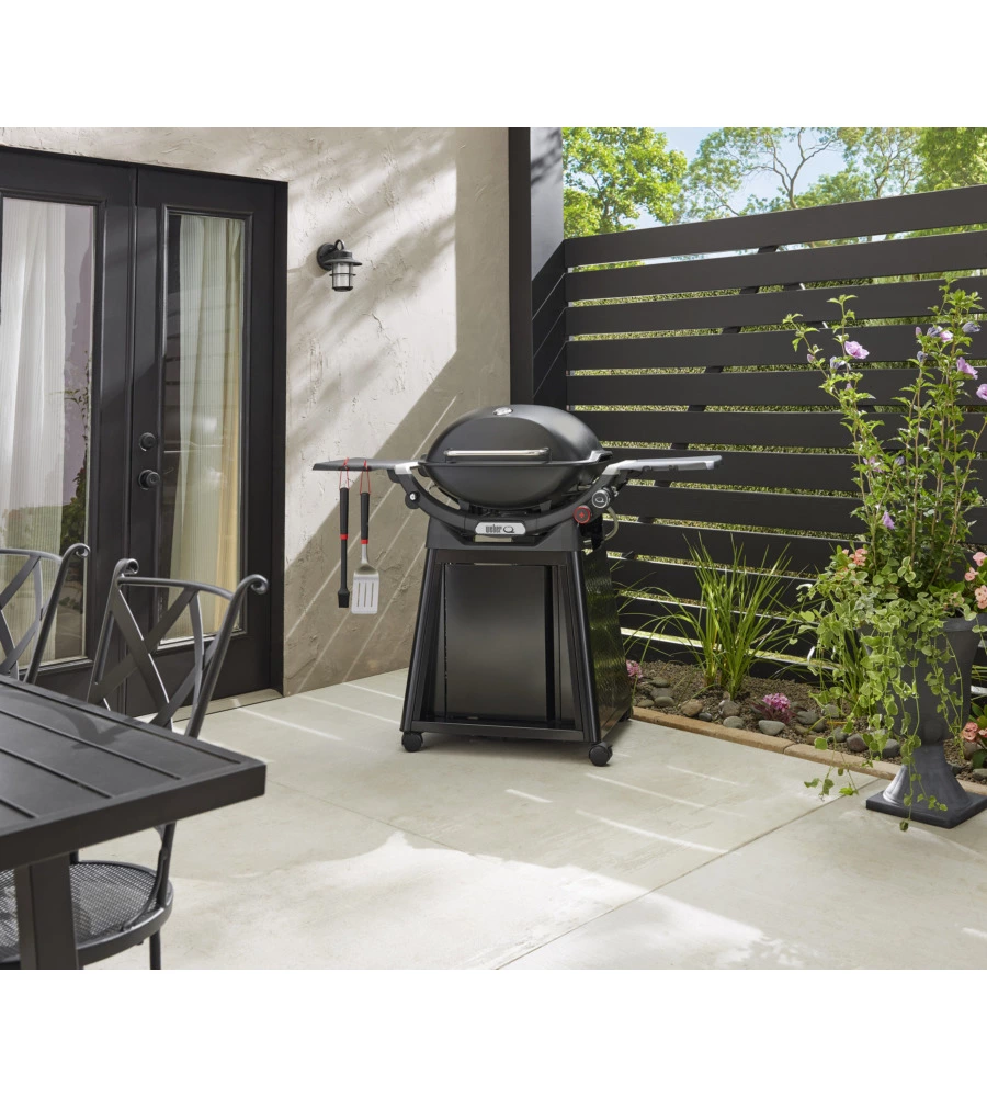 BARBECUE A GAS WEBER "Q3200N+ CON CARRELLO 2 BRUCIATORI
