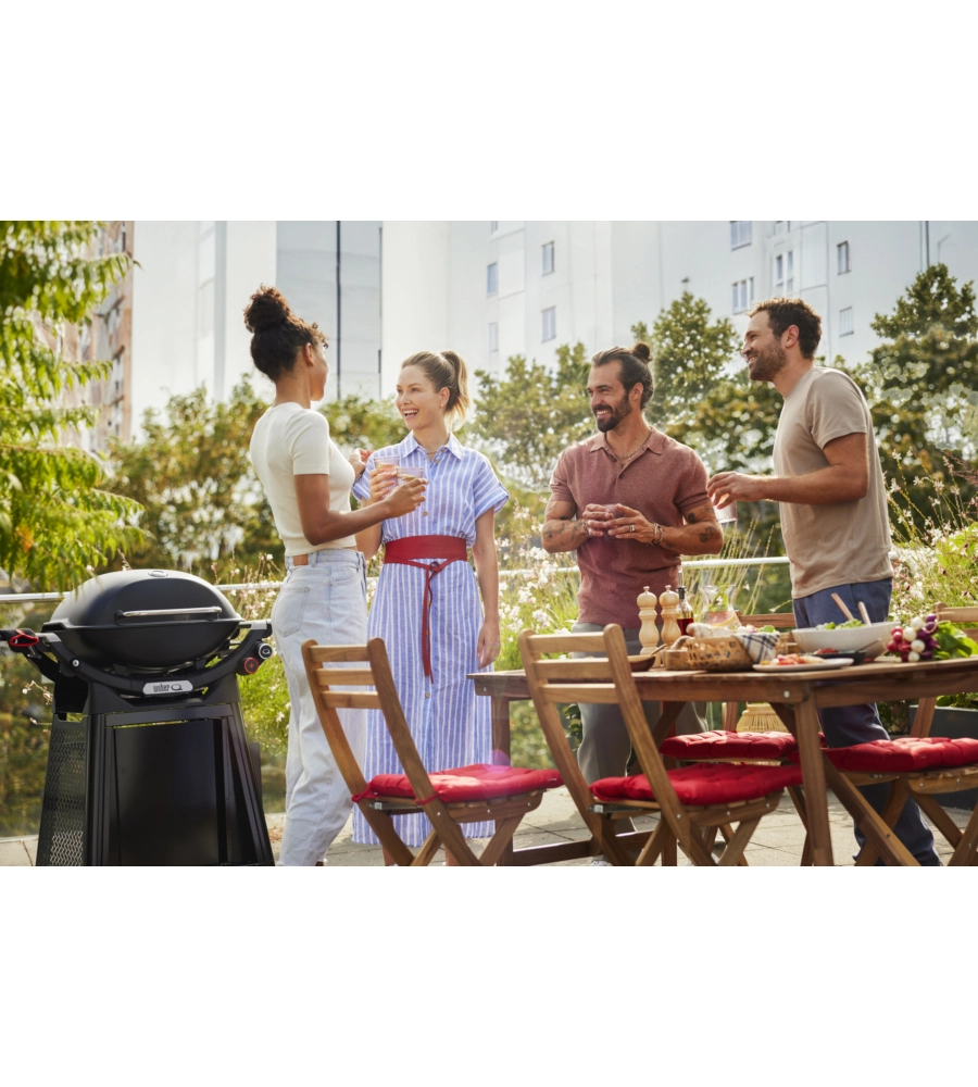 BARBECUE A GAS WEBER "Q3200N+ CON CARRELLO 2 BRUCIATORI