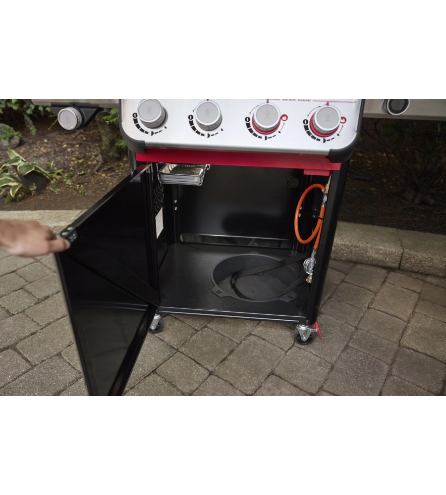 BARBECUE A GAS WEBER "SPIRIT EP-435" NERO 4 BRUCIATORI