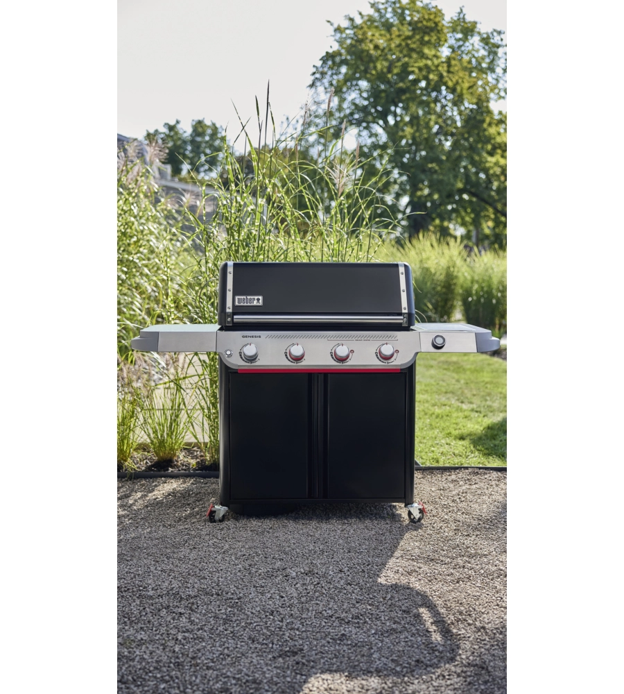 BARBECUE A GAS WEBER "GENESIS E-425" NERO 4 BRUCIATORI