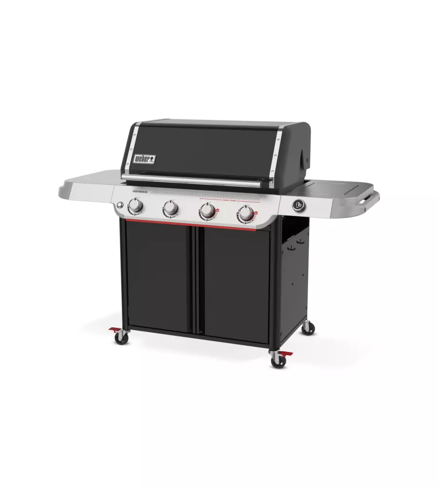 BARBECUE A GAS WEBER "GENESIS E-425" NERO 4 BRUCIATORI