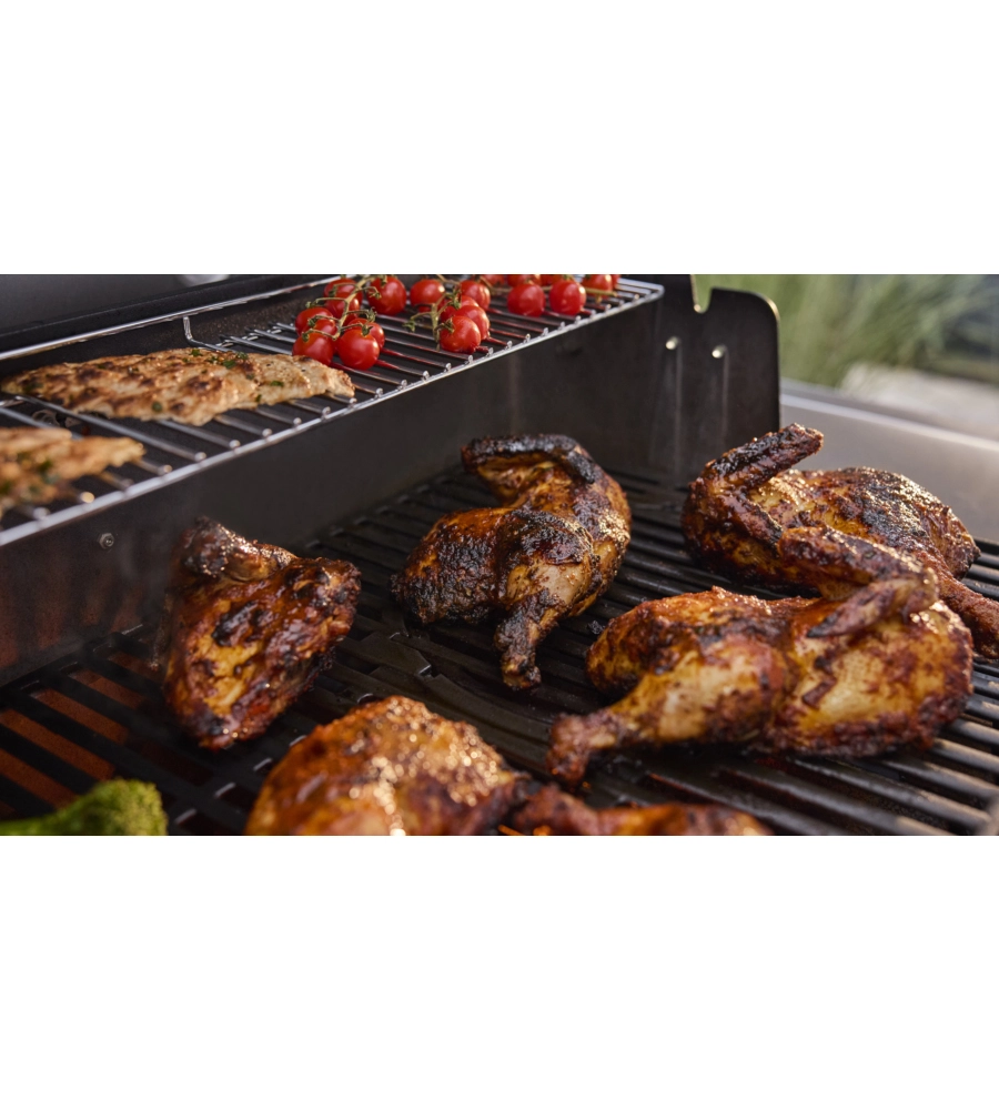 BARBECUE A GAS WEBER "GENESIS E-425" NERO 4 BRUCIATORI