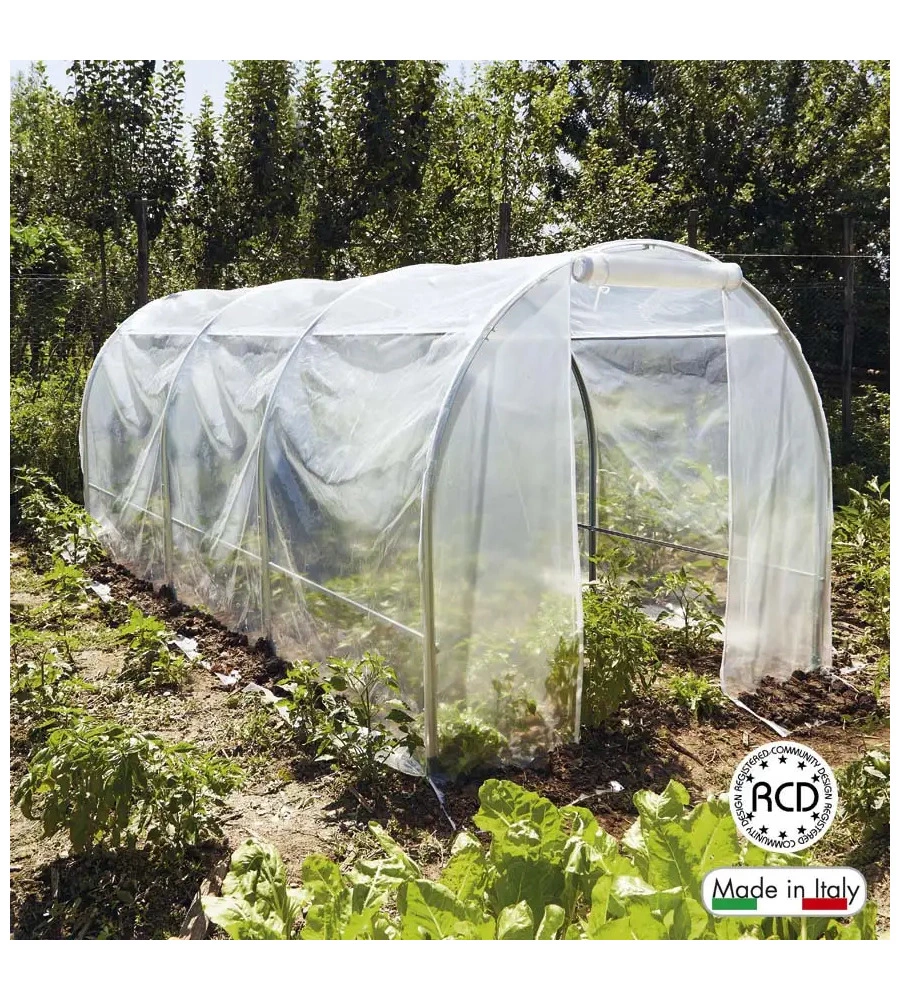 TELO DI RICAMBIO VERDEMAX PER SERRA SPRING MAXI IN PE 200X450X175 CM
