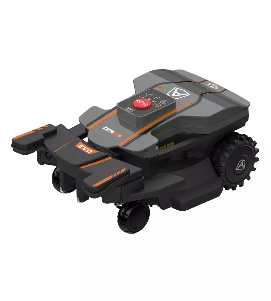 ROBOT TAGLIAERBA SENZA FILO PERIMETRALE AMBROGIO ZETA R EVO AREA DI TAGLIO 1000 MQ