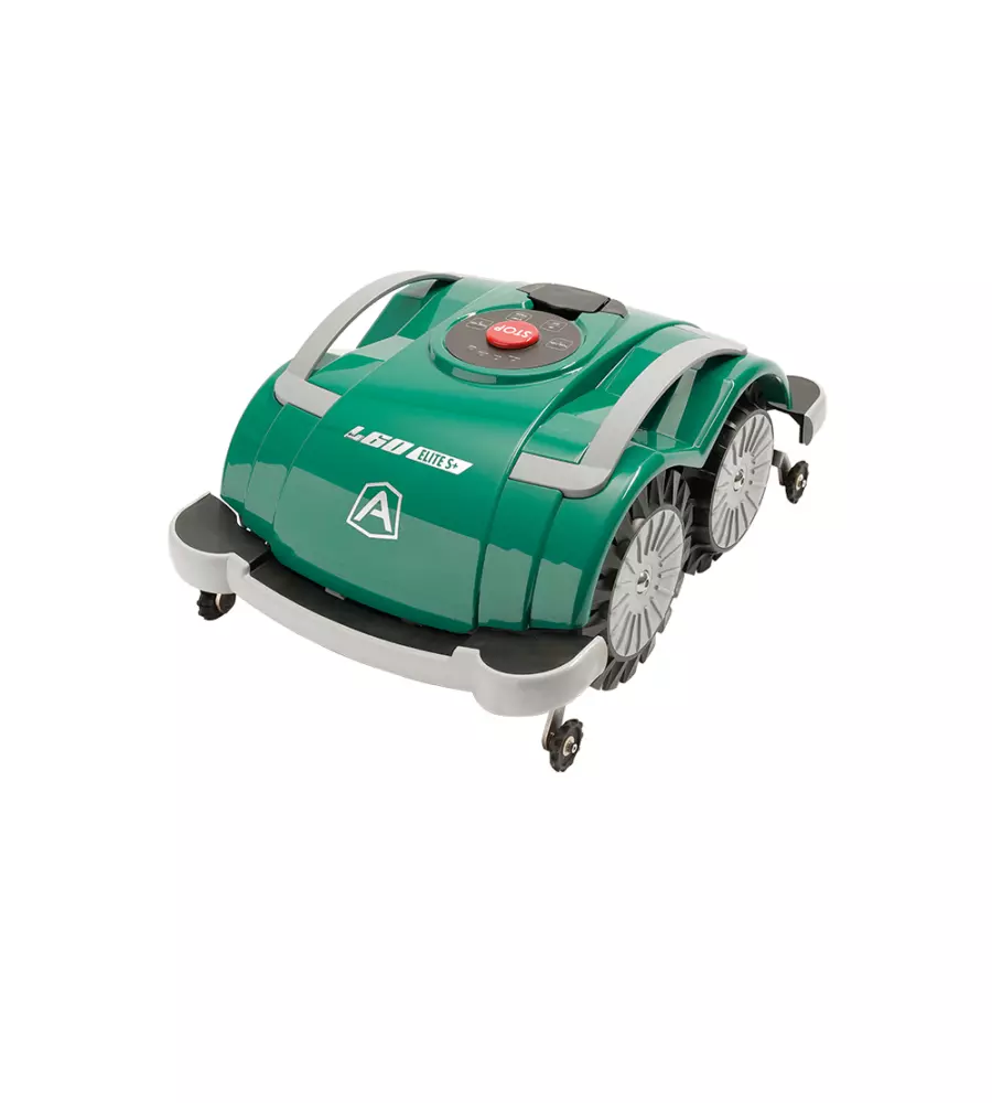 ROBOT TAGLIAERBA SENZA FILO PERIMETRALE AMBROGIO L60 ELITE S+ AREA DI TAGLIO 400 MQ