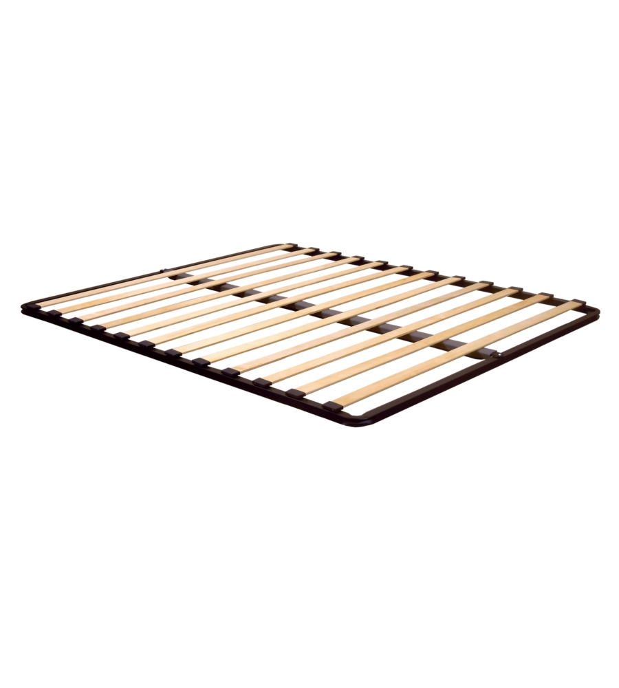 RETE MATRIMONIALE CON GAMBE IN KIT CON 12 DOGHE 160X190 CM