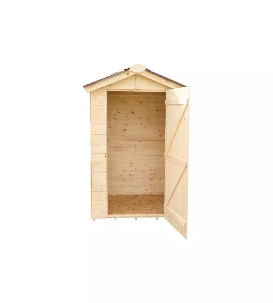 CASETTA IN LEGNO DA GIARDINO HABRITA "EDEN" IN ABETE ROSSO MASSICCIO 136X146X203 CM