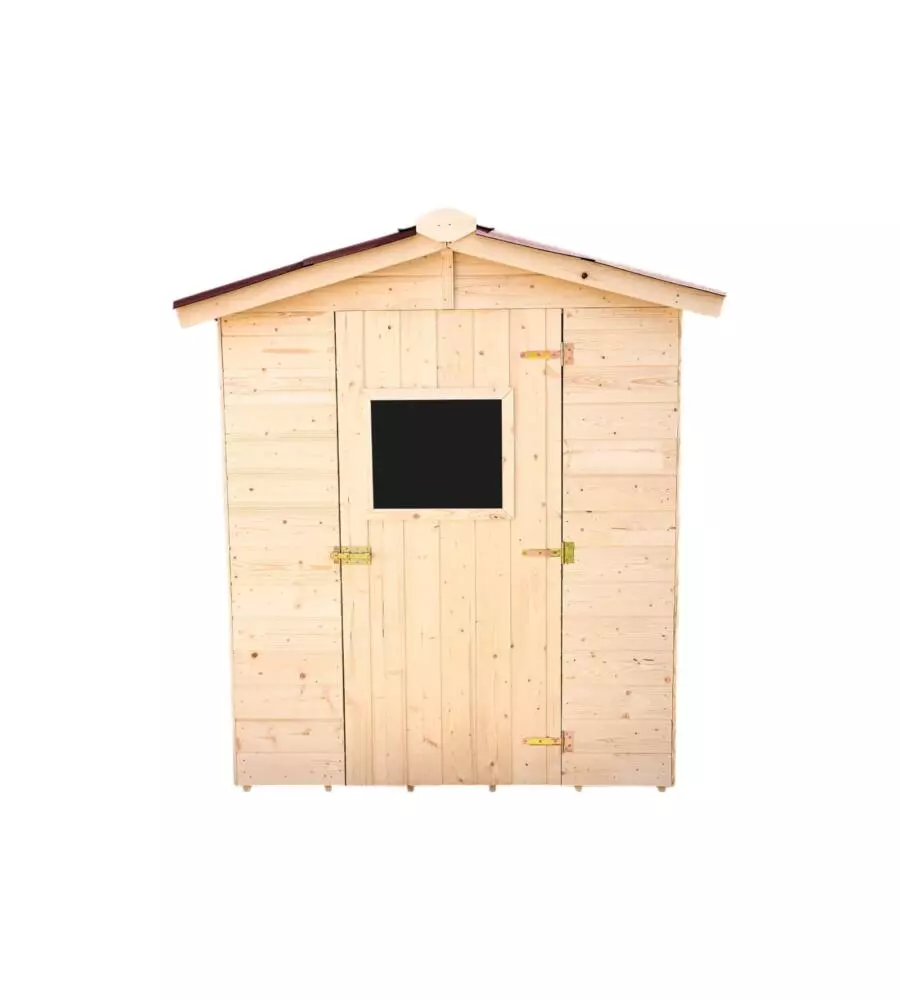 CASETTA IN LEGNO DA GIARDINO HABRITA "EDEN" IN ABETE MASSELLO 180X145X204 CM