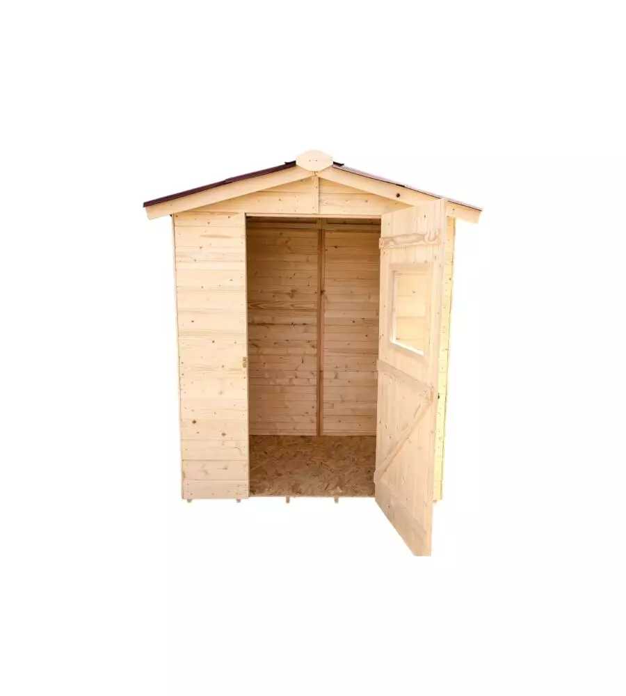 CASETTA IN LEGNO DA GIARDINO HABRITA "EDEN" IN ABETE MASSELLO 180X145X204 CM