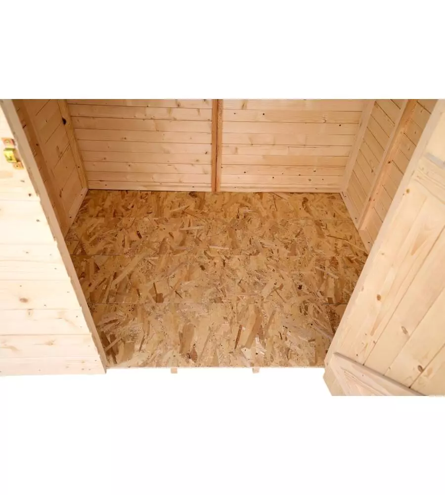 CASETTA IN LEGNO DA GIARDINO HABRITA "EDEN" IN ABETE MASSELLO 180X145X204 CM