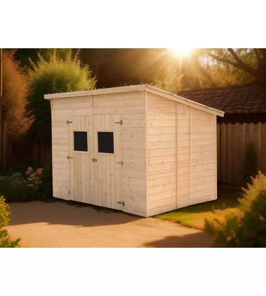 CASETTA IN LEGNO DA GIARDINO HABRITA "CD 2820.01" 320X220X220 CM