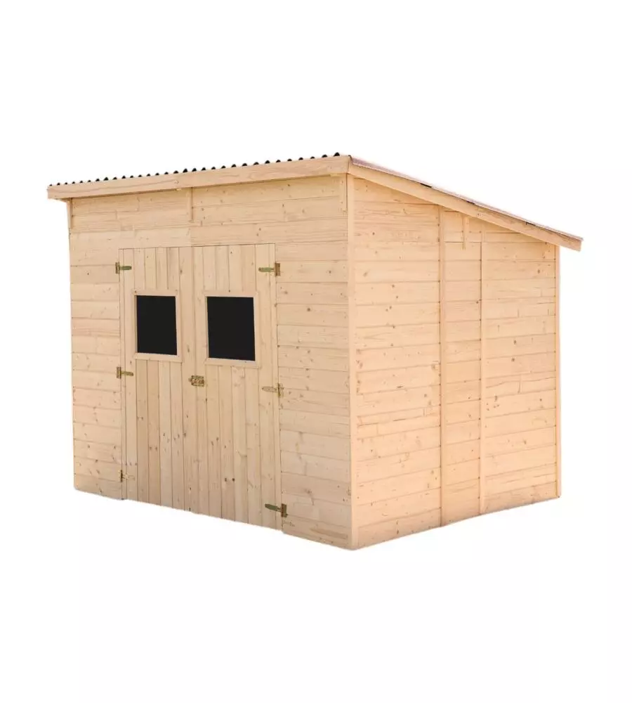 CASETTA IN LEGNO DA GIARDINO HABRITA "CD 2820.01" 320X220X220 CM