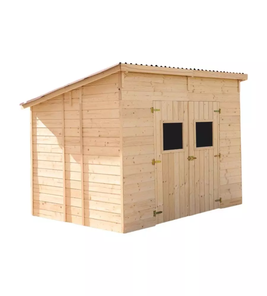 CASETTA IN LEGNO DA GIARDINO HABRITA "CD 2820.01" 320X220X220 CM