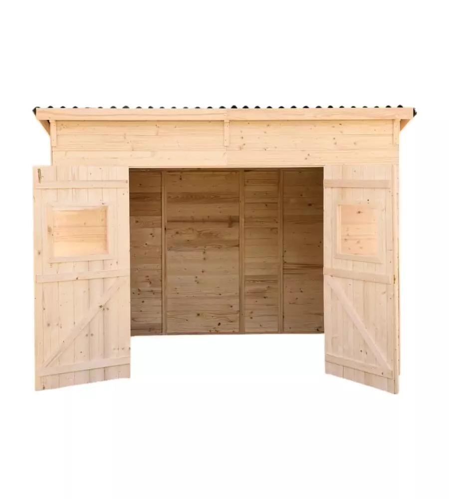 CASETTA IN LEGNO DA GIARDINO HABRITA "CD 2820.01" 320X220X220 CM