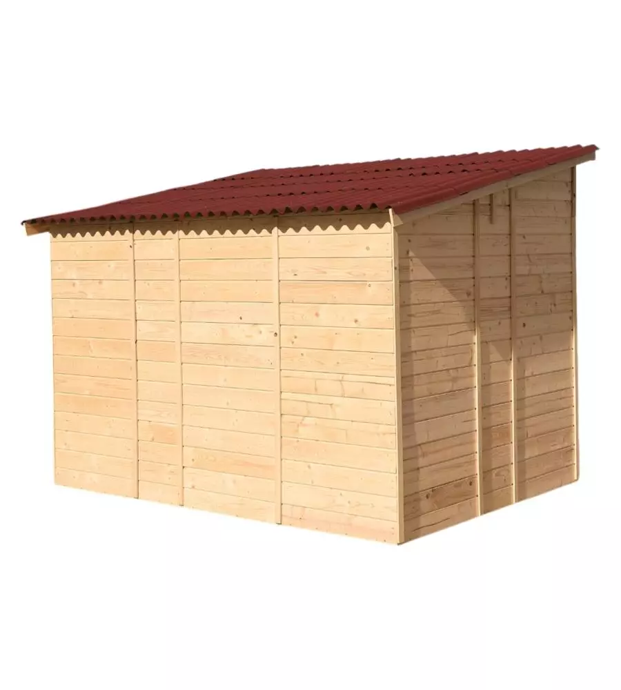 CASETTA IN LEGNO DA GIARDINO HABRITA "CD 2820.01" 320X220X220 CM