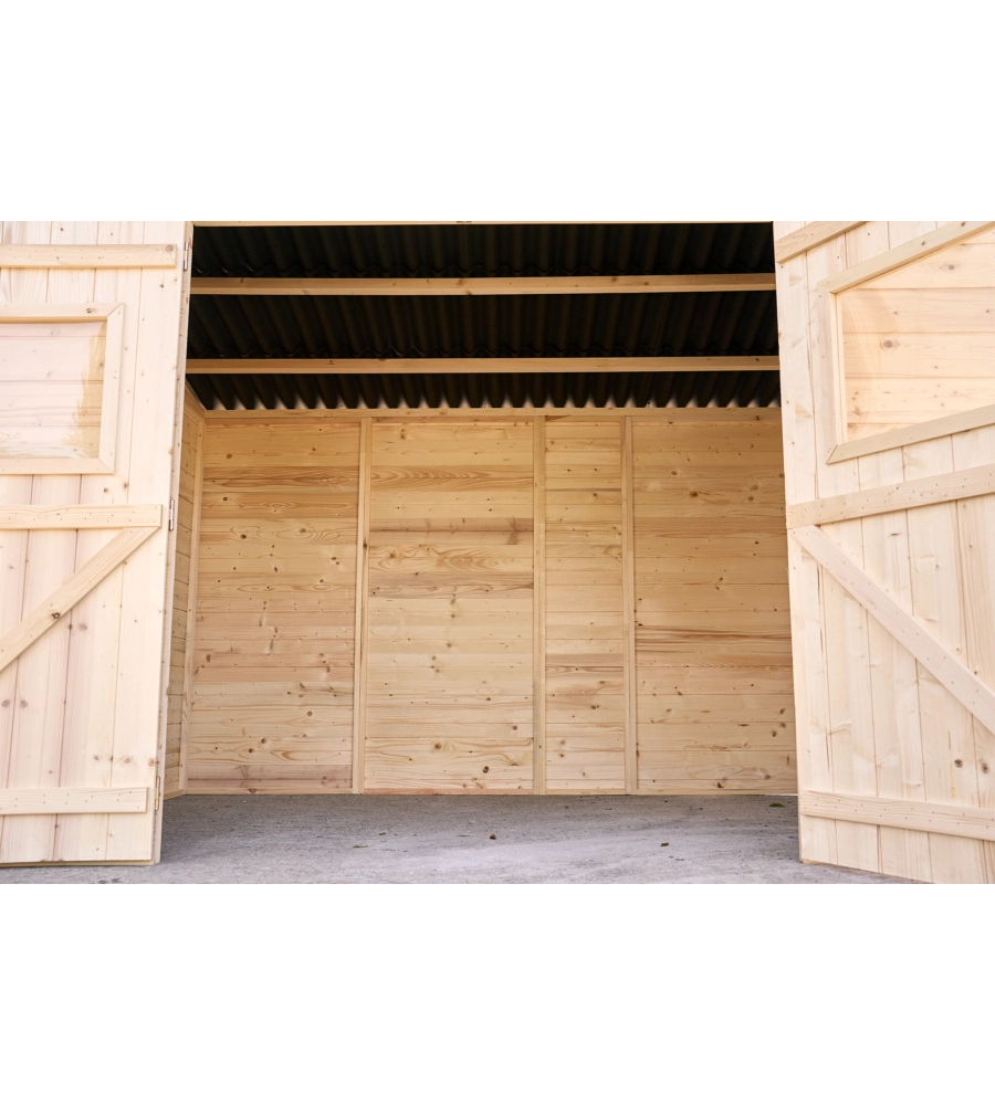 CASETTA IN LEGNO DA GIARDINO HABRITA "CD 2820.01" 320X220X220 CM