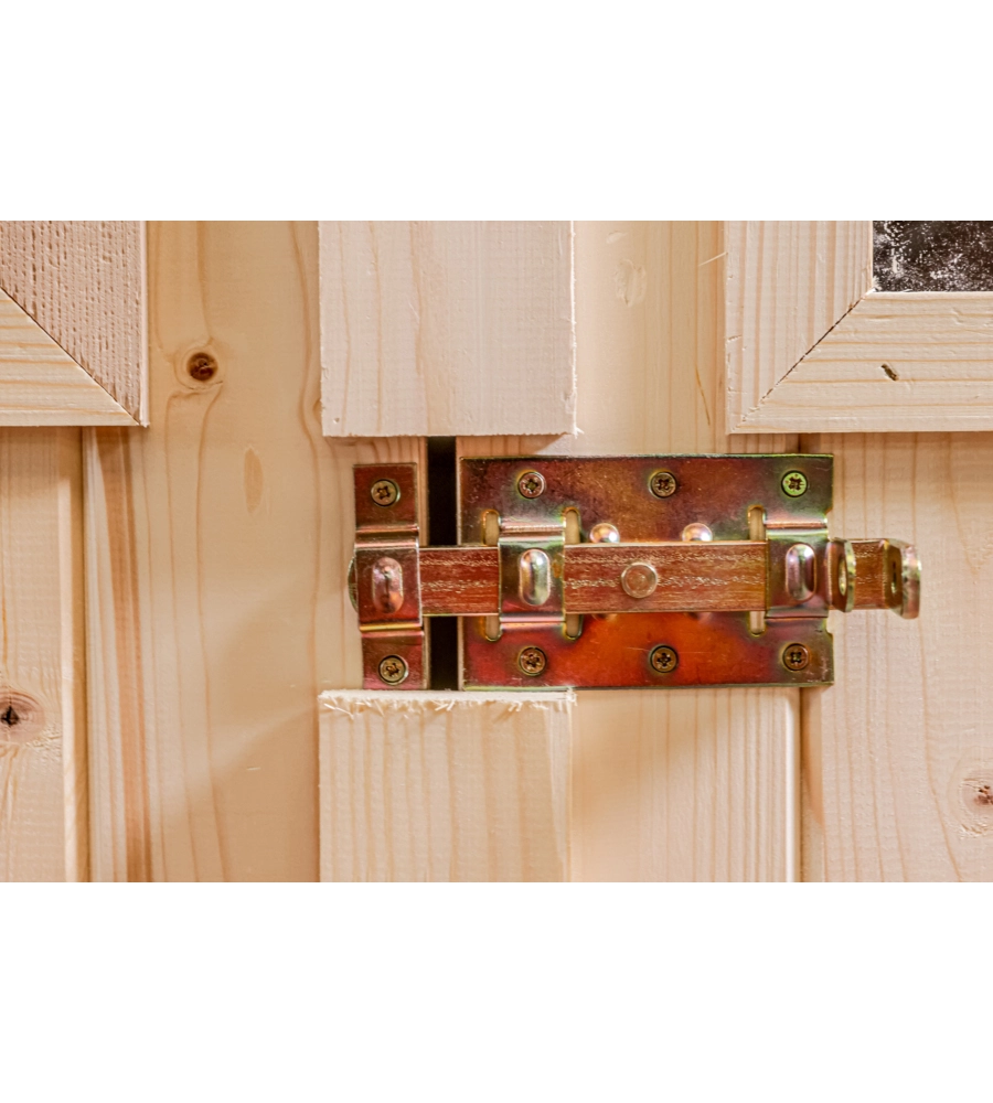 CASETTA IN LEGNO DA GIARDINO HABRITA "EDEN" IN ABETE ROSSO MASSICCIO 220X125X162 CM