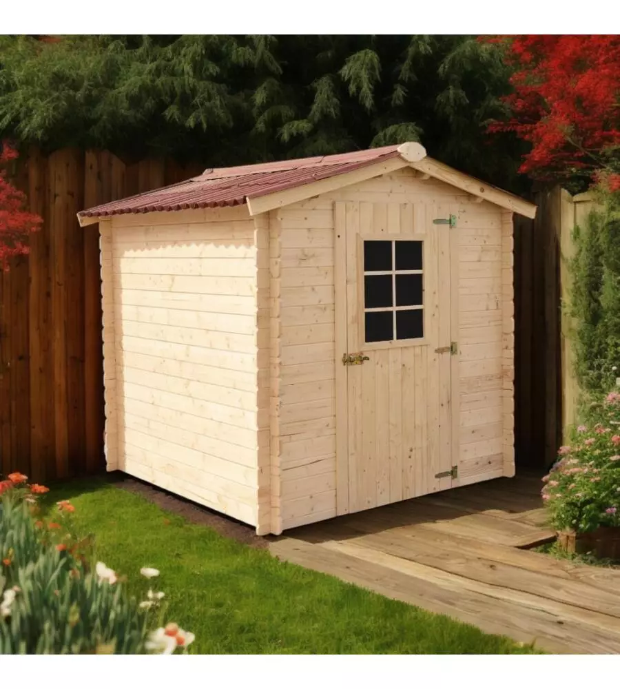 CASETTA IN LEGNO DA GIARDINO HABRITA "ALBON" 205X199X197 CM