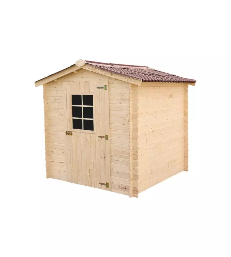 CASETTA IN LEGNO DA GIARDINO HABRITA "ALBON" 205X199X197 CM