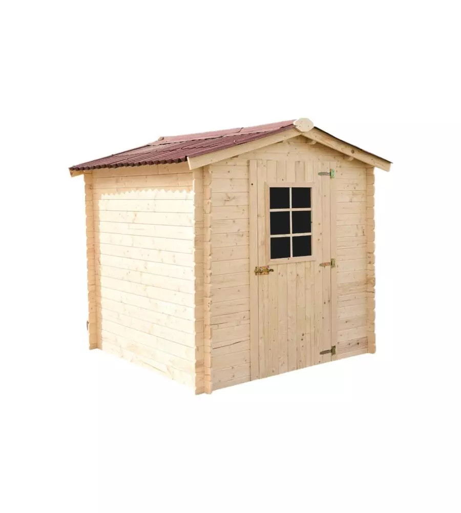 CASETTA IN LEGNO DA GIARDINO HABRITA "ALBON" 205X199X197 CM