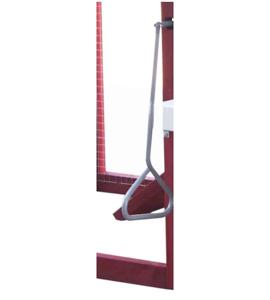CASETTA POLLAIO PER GALLINE IN LEGNO HABRITA "PO 1562" ROSSO E BIANCO 152X62X92 CM
