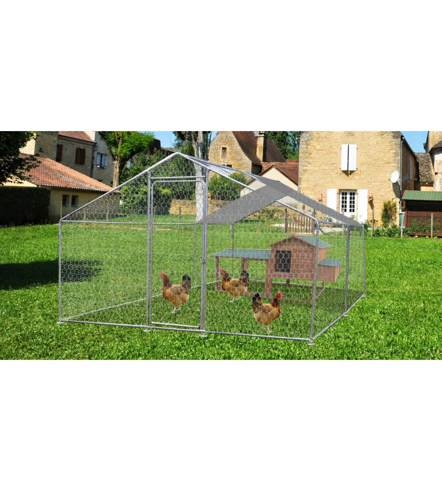 RECINTO PER ANIMALI HABRITA "ENC 2030 25 GJM" IN ACCIAIO ZINCATO 200X300X220 CM