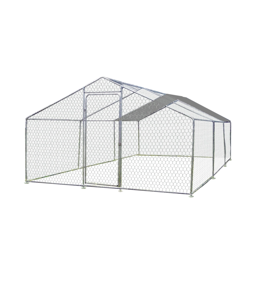 RECINTO PER ANIMALI HABRITA "ENC 3060 32 GJM" IN ACCIAIO ZINCATO 300X600X220 CM
