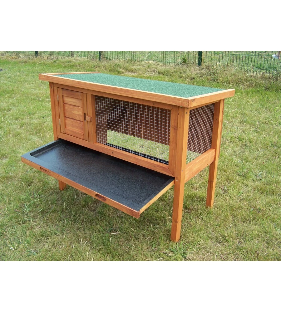 CONIGLIERA DA ESTERNO IN LEGNO HABRITA "CL 1007" 91,5X45X70 CM