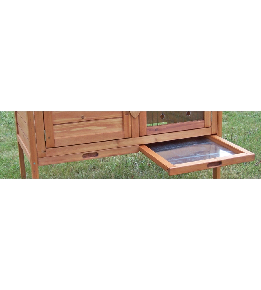 CONIGLIERA DA ESTERNO IN LEGNO HABRITA "CL 1007" 91,5X45X70 CM