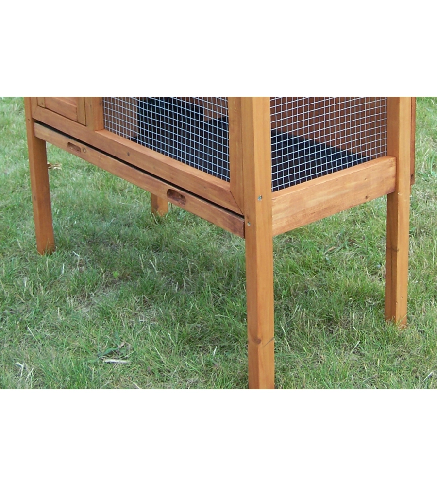 CONIGLIERA DA ESTERNO IN LEGNO HABRITA "CL 1007" 91,5X45X70 CM