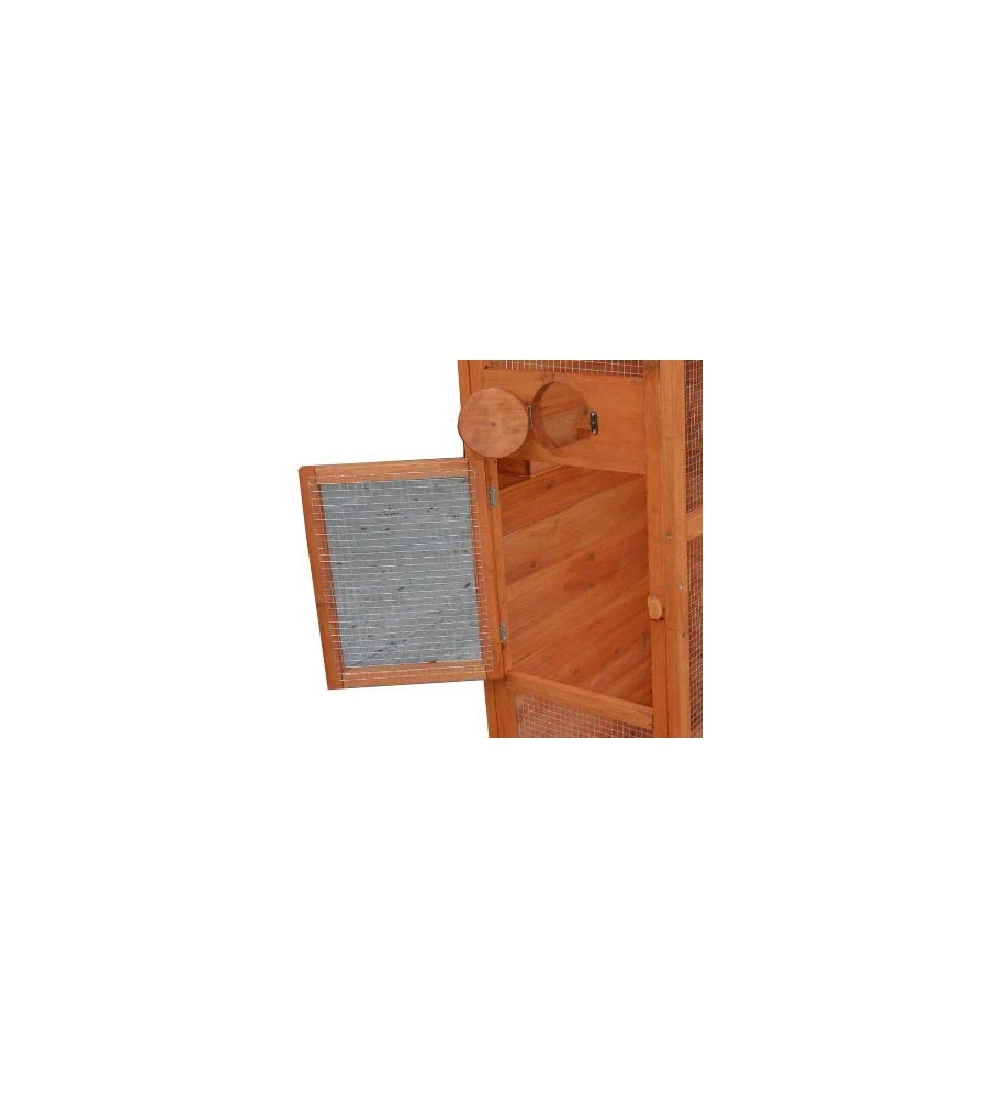 VOLIERA DA ESTERNO IN LEGNO HABRITA "PO H 775" 77X55X158 CM