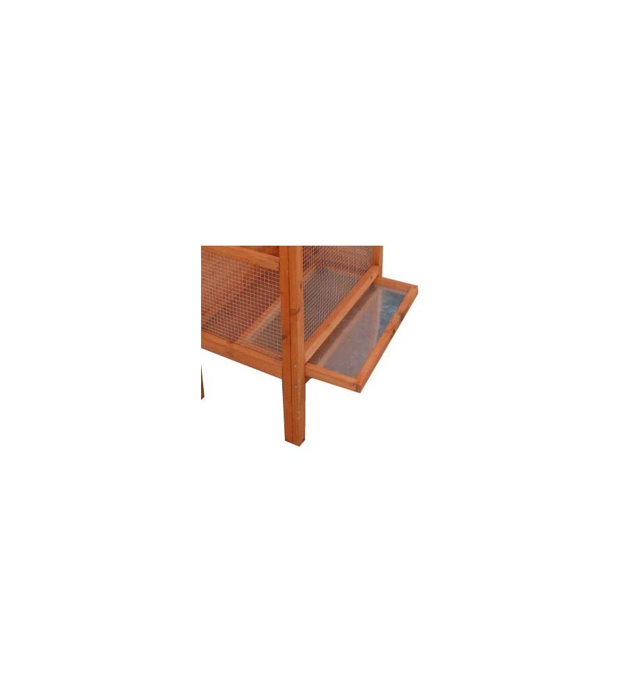 VOLIERA DA ESTERNO IN LEGNO HABRITA "PO H 775" 77X55X158 CM